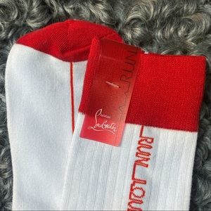 Authentic Christian Louboutin: Run Loubi Run Socks